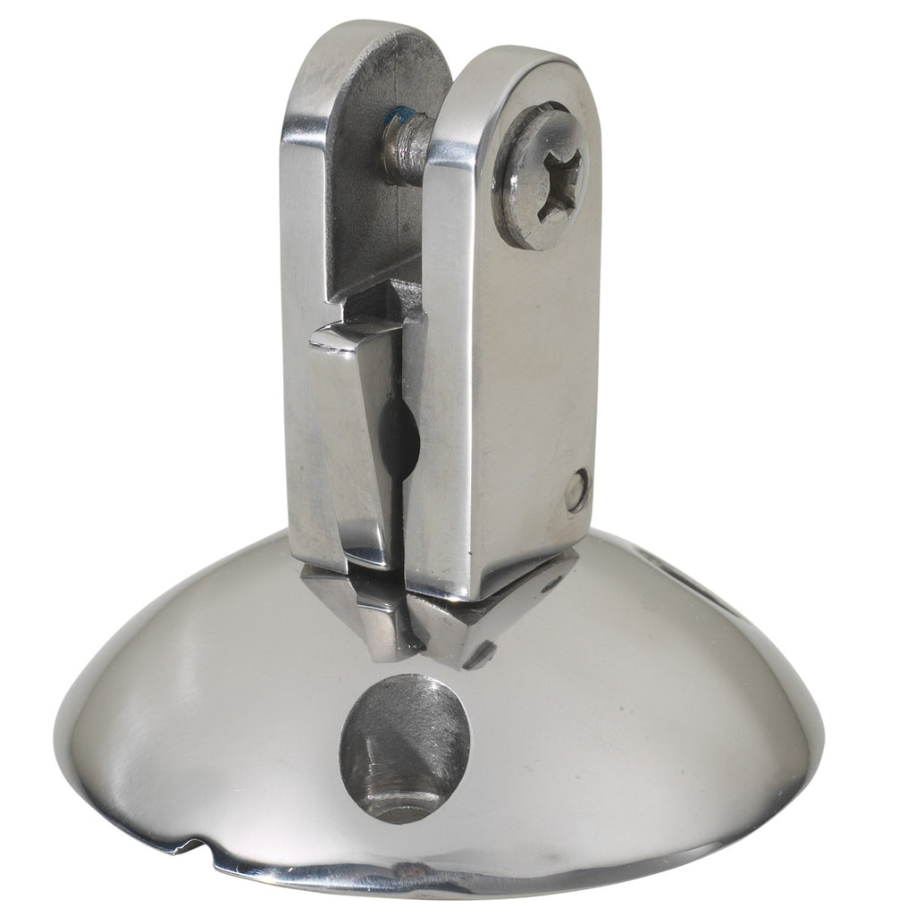 Bimini Top Deck Hinge - Stainless Steel 316 Quick Release Mount, 3.6 Inch, 2 Pack, For Boats & Marine - View #5